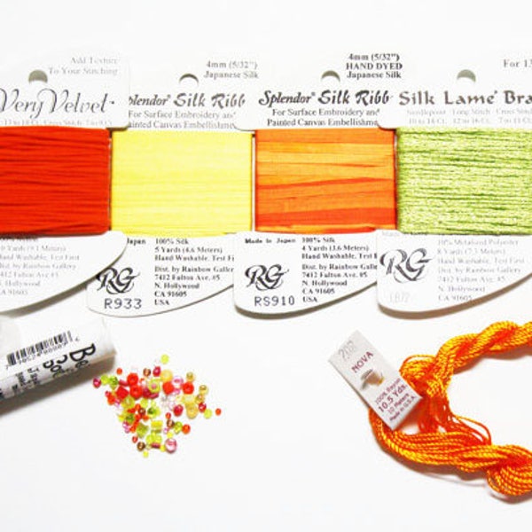 Light Yellow Color Silk Thread Weaving Beads Pack Of 20