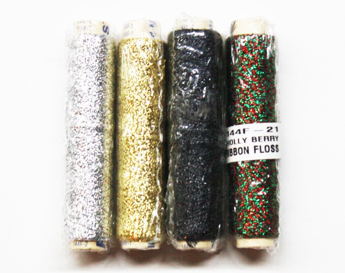 Metallic Ribbon Floss, Rhode Island Textiles Metallic Ribbon Floss, YLI