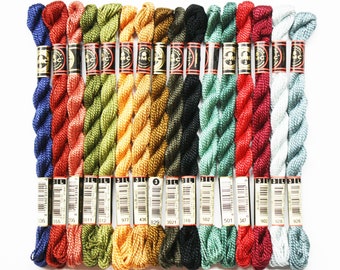 DMC Perle Cotton Thread, Perle Cotton #3, Perle Cotton Size 3, DMC Threads, Needlework Threads, Cotton Yarns, Needlework Yarns, DMC Yarns
