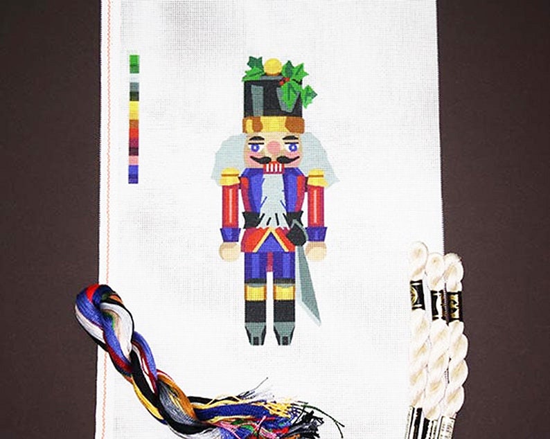 Nutcrackers, Needlepoint Kits, Christmas Needlepoint, Needlework Nutcracker, Needlepoint, Needlework Christmas Kits, Stitchery Kit