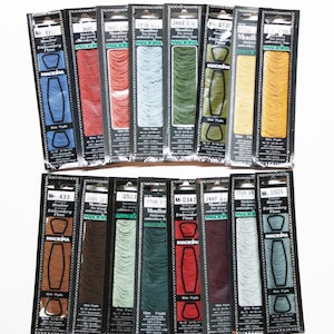 Madeira Embroidery Floss, 6 Strand Embroidery Floss, Madeira Mouline Embroidery Floss, Cross-Stitch Threads, Needlework Threads, Smocking
