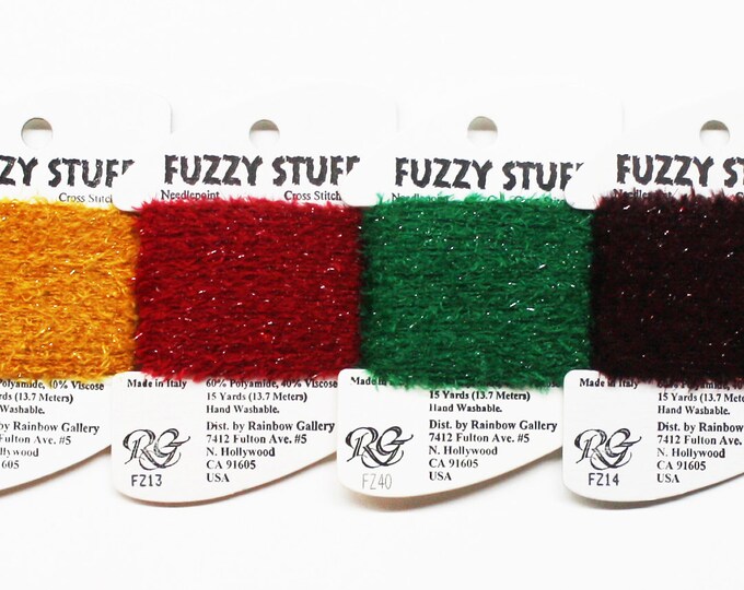 Fuzzy Stuff Yarn 3.20 Each, Rainbow Gallery Fuzzy Stuff Thread