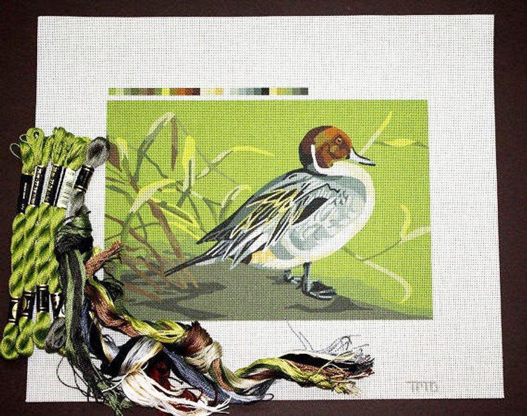 Needlepoint Kits, Needlepoint Ducks, Needlepoint Waterfowl Painted