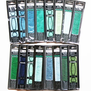 Madeira Mouline 6 Strand Embroidery Floss, Embroidery Floss, Cross-Stitch Threads, Needlework Threads, Floss Colors, Needlepoint Yarn, Floss
