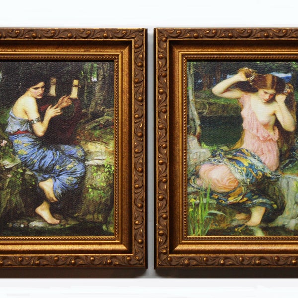 Pre-Raphaelite Art, John William Waterhouse Art, Art Reproductions, Gold Framed Art, Pre-Raphaelite Paintings Framed, Framed Waterhouse Art