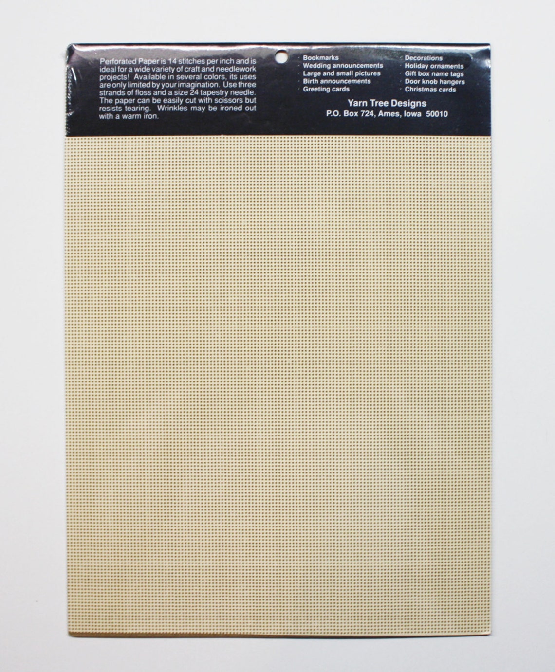 Perforated Paper 7.99 Craft Perforated Paper Ecru Perforated Etsy