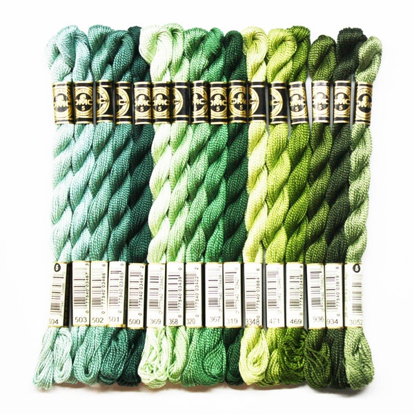 Perle Cotton Thread, DMC Perle Cotton Size 5, Needlepoint, Needlework Threads, DMC Threads, Embroidery, Cross-Stitch Threads, Cotton Yarn