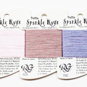 Sparkle Threads Petite Sparkle Rays Thread, Rainbow Gallery Petite Sparkle Rays Thread ...