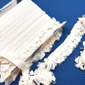 Tassel Fringe, British Trimmings Tudor Collection Tassel & Loop Fringe 006, Decorative Trim For Decor, Home Decor Trim, Craft Supplies, Trim