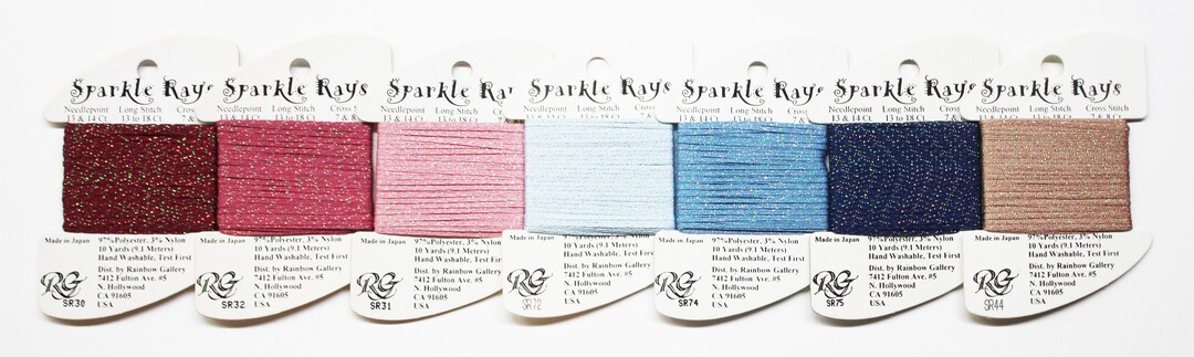 Sparkle Threads Sparkle Rays Thread, Rainbow Gallery Sparkle Rays Thread, Petite ...