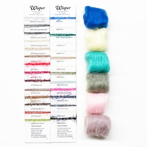 Rainbow Gallery Wisper Yarn 2.25, Wisper Thread, Mohair Yarn, Needlework Yarns, Embroidery Threads, Cross-Stitch Threads, Needlepoint Yarns