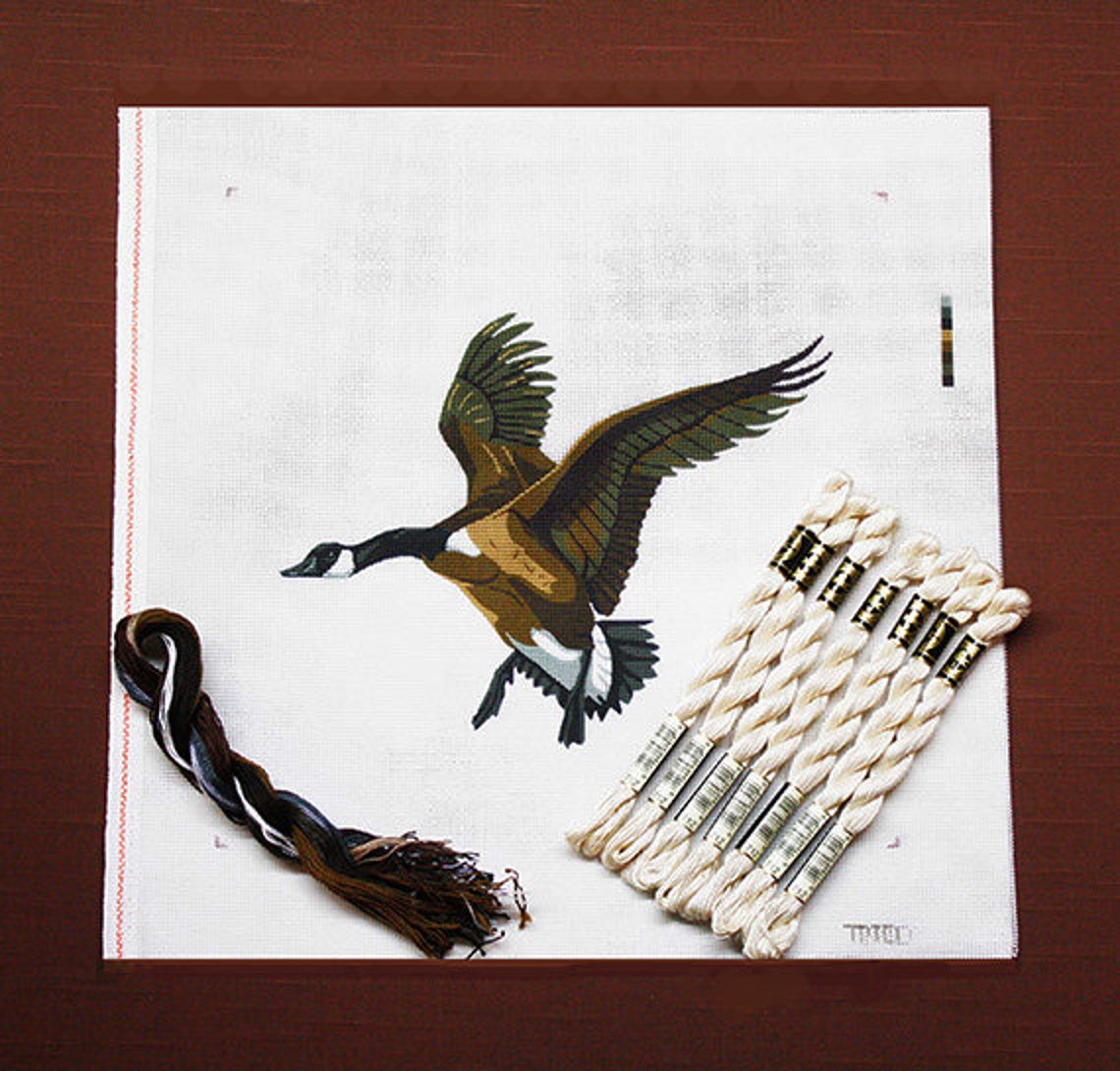 Needlepoint Kits Canadian Goose Needlepoint Kit Waterfowl Etsy