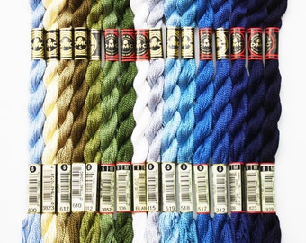 Perle Cotton, Perle Cotton Size 5, DMC Perle Cotton Size 5, Needlework Threads, Cross-Stitch, Embroidery, Needlepoint Threads, DMC Threads,
