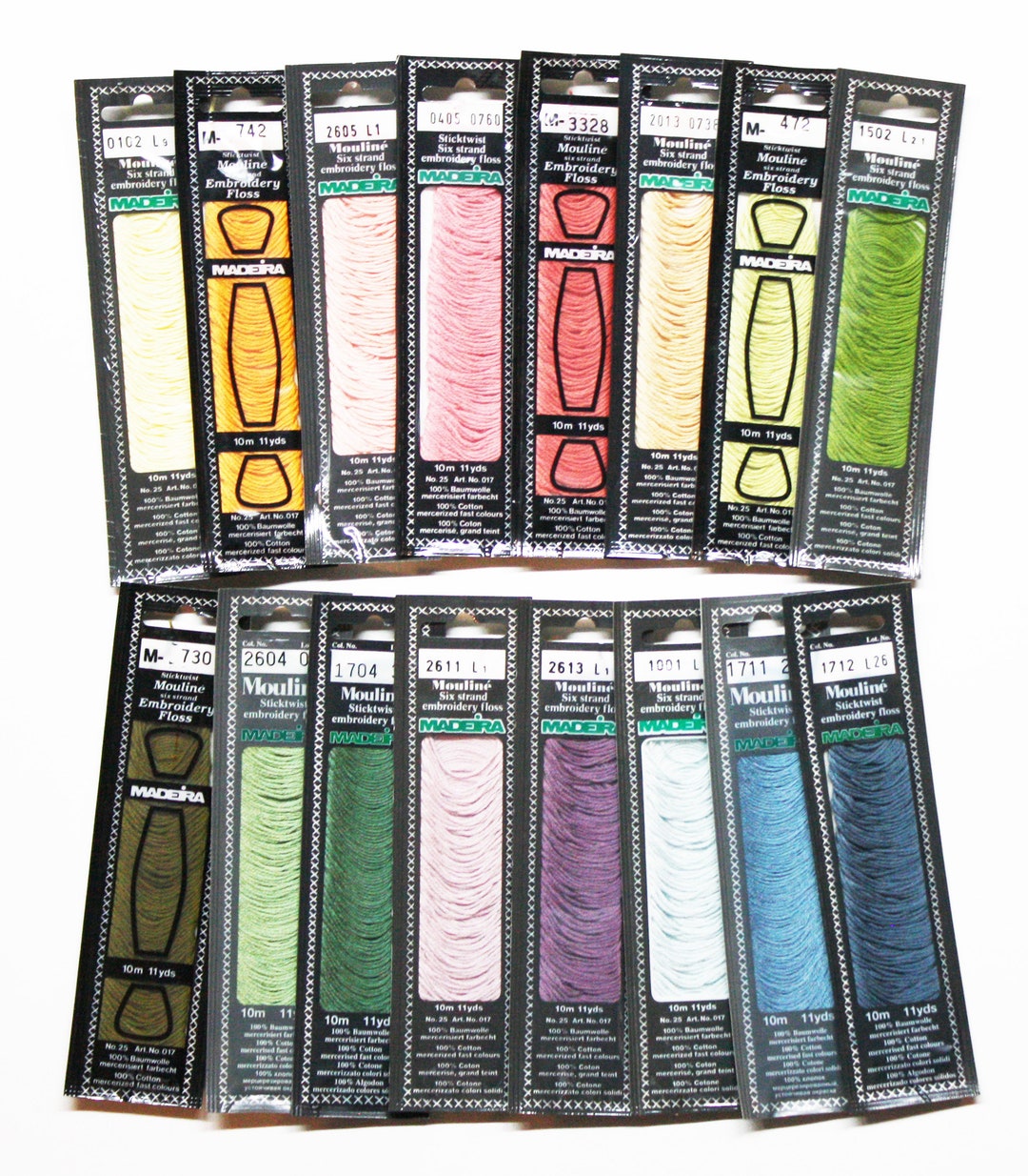 Madeira Embroidery Floss, 6 Strand Embroidery Floss, Crossstitch