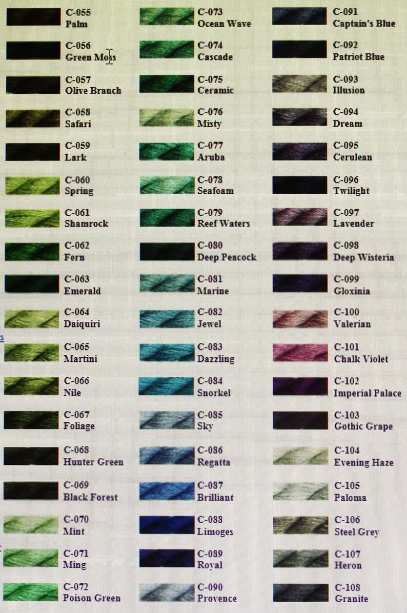Silk Yarns Vineyard Silk Classic 5.80 Each Vineyard Silk Thread 100/% Chinese Silk Yarn Vineyard Silk Yarn Needlework Silk Silk Threads