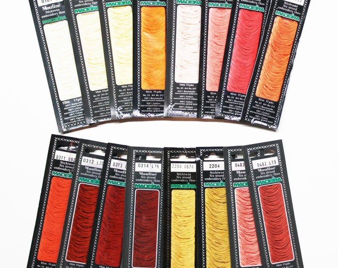 Madeira Floss, Madeira Six Strand Embroidery Floss, Crossstitch Thread