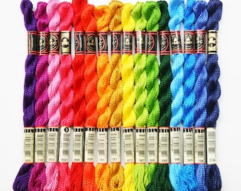 DMC Perle Cotton Thread, Perle Cotton #3, Perle Cotton Size 3, DMC Threads, Needlework Threads, Needlework Yarns, Cross-Stitch Threads, Yarn