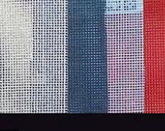 Blank Needlepoint Canvas, Zweigart Canvas, Needlepoint Canvas Blank, Zweigart Colored Needlepoint Canvas, Blank Interlock Needlepoint Canvas