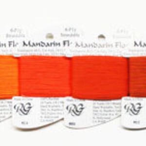 Rainbow Gallery Mandarin Floss 2.70 Each, Mandarin Floss, Embroidery Floss, Mandarin Floss Yarn, Mandarin Floss Threads, Floss, Bamboo