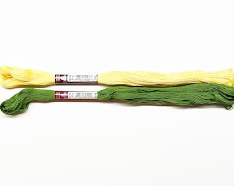 Floche Yarn, DMC Floche Thread, 100% Cotton Threads For Needlework, Floche 150 Yard Skeins, Needlepoint, Embroidery, Cross-Stitch Threads