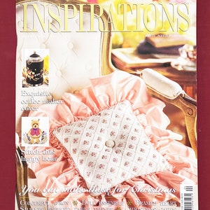 Inspirations Magazine Issue No. 24, 1999, Embroidered Needlework Patterns, Crewel Handwork Designs, Needlecraft Magazines, Embroidery Mags