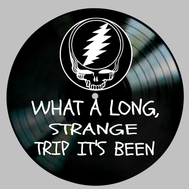 Grateful Dead Truckin' Song Lyrics Vinyl Record Wall Art Etsy