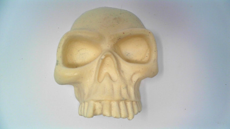 Large Resin Skull Unfinished Flat sided