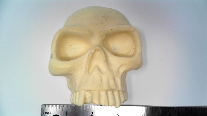 Large Resin Skull Unfinished Flat sided