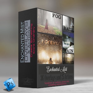 Enchanted Mist - Overlays &  Photoshop   Actions  - 36 Overlays and 25 Actions