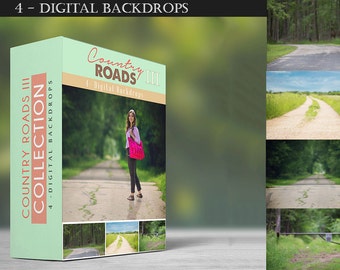 Country Roads - Collection III - Digital Backdrops