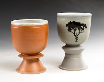 Goblets - Pedistal Drinking Cups. Collectibles for coffees or cold drinks.