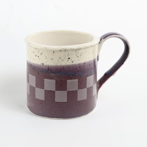 Mugs - Tin Cup Style - fine Porcelain - Great gift for the Tea drinker. A Perfect Tea Mug - Collectors set - Only two available.