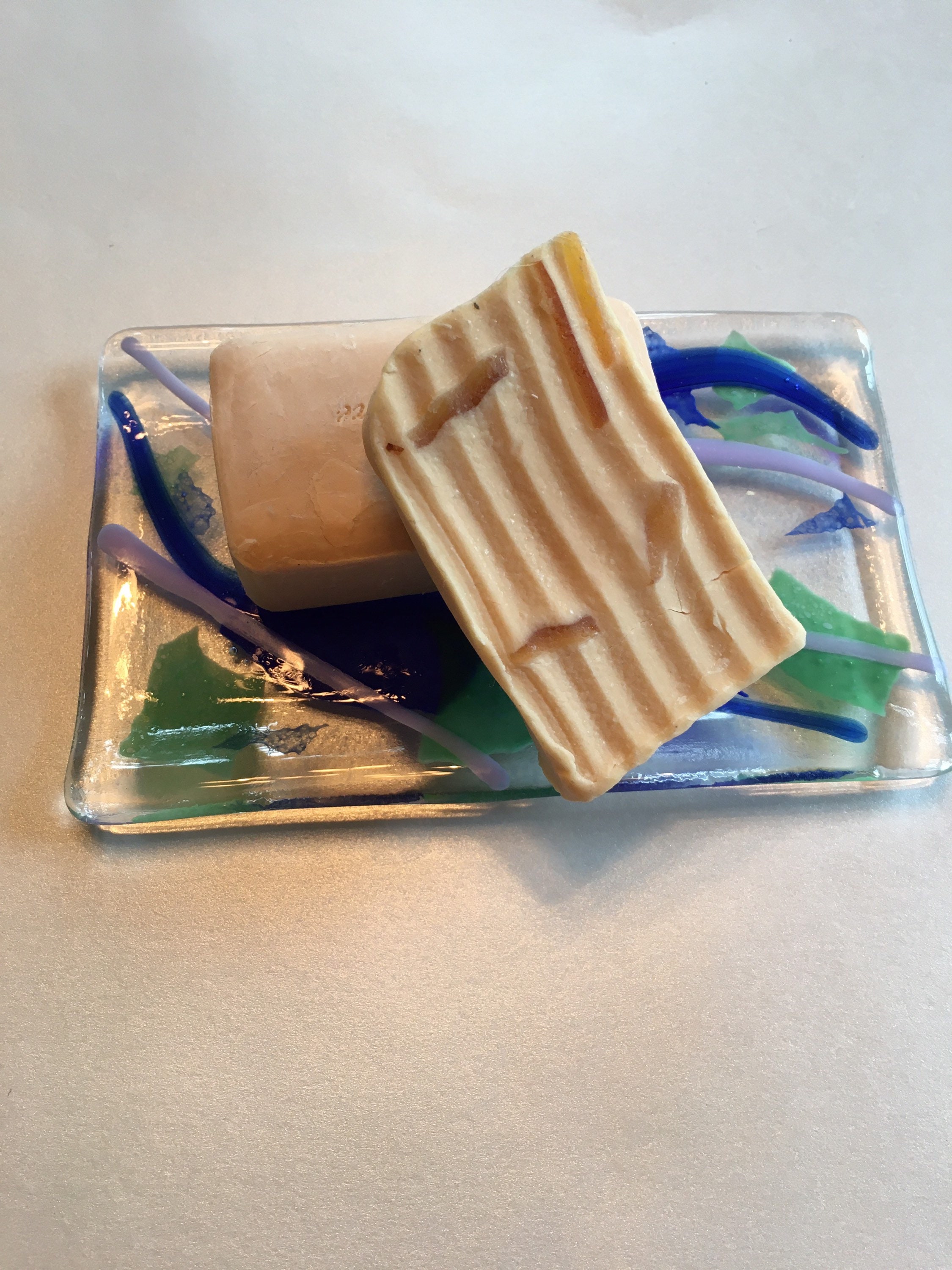 Confetti Glass Fusion Dish Etsy