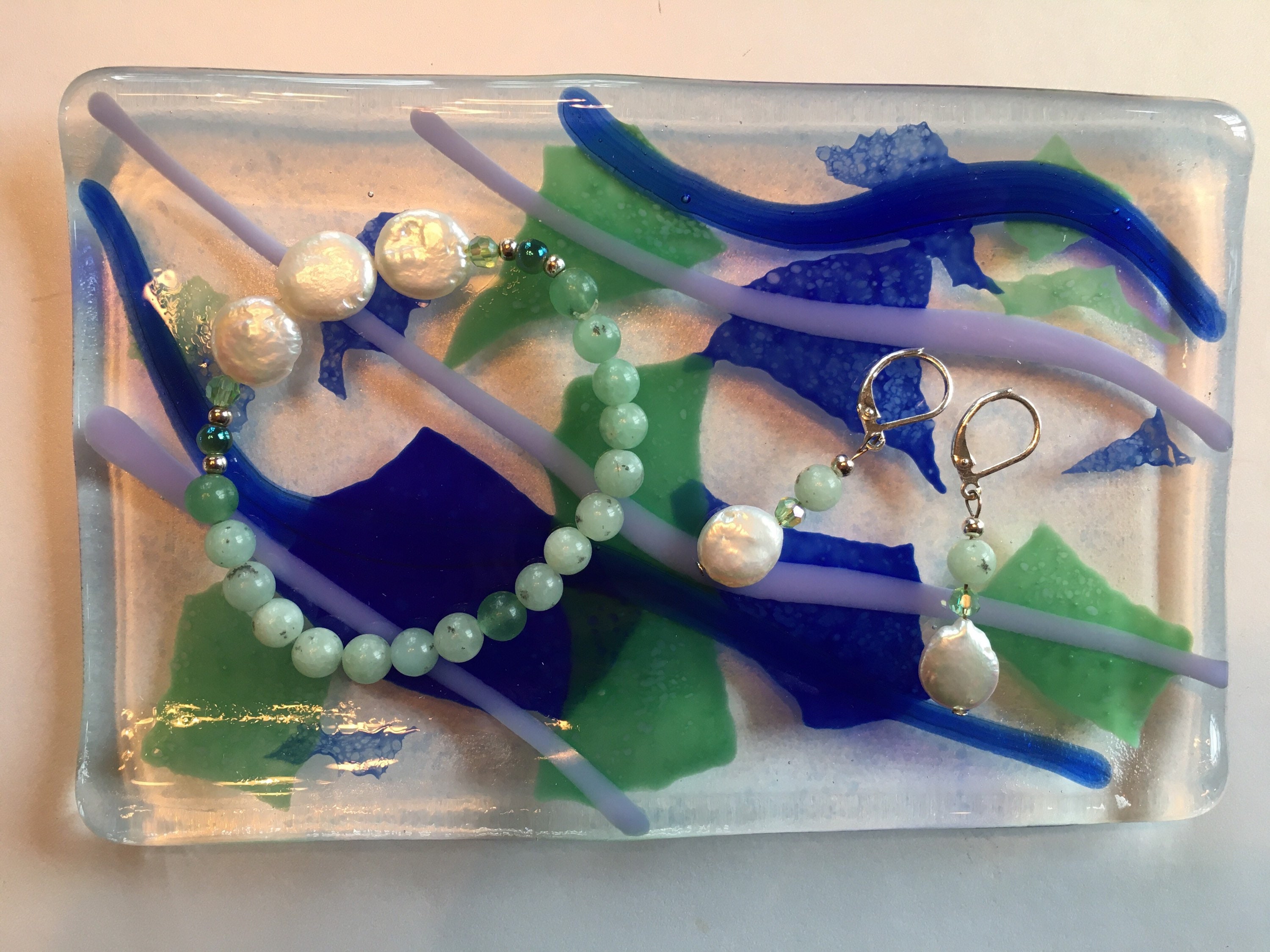 Confetti Glass Fusion Dish Etsy