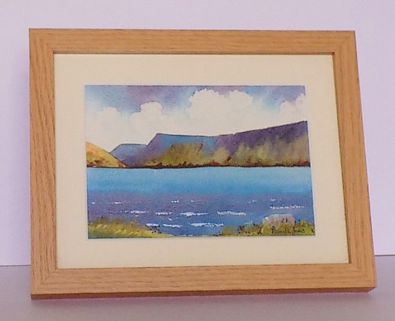 Llyn Y Fan Fach オリジナル水彩画 水彩画：ブレコン・ビーコンズ