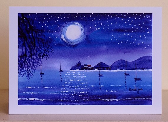 Moonlight Card Blank Moonlight Card Blank
