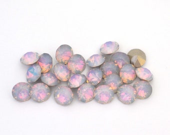 Dreamy Vitrail - White Opal Vitrail Light 39ss 1088 Chatons 8mm Barton Crystals - Multiple Pack Sizes Available