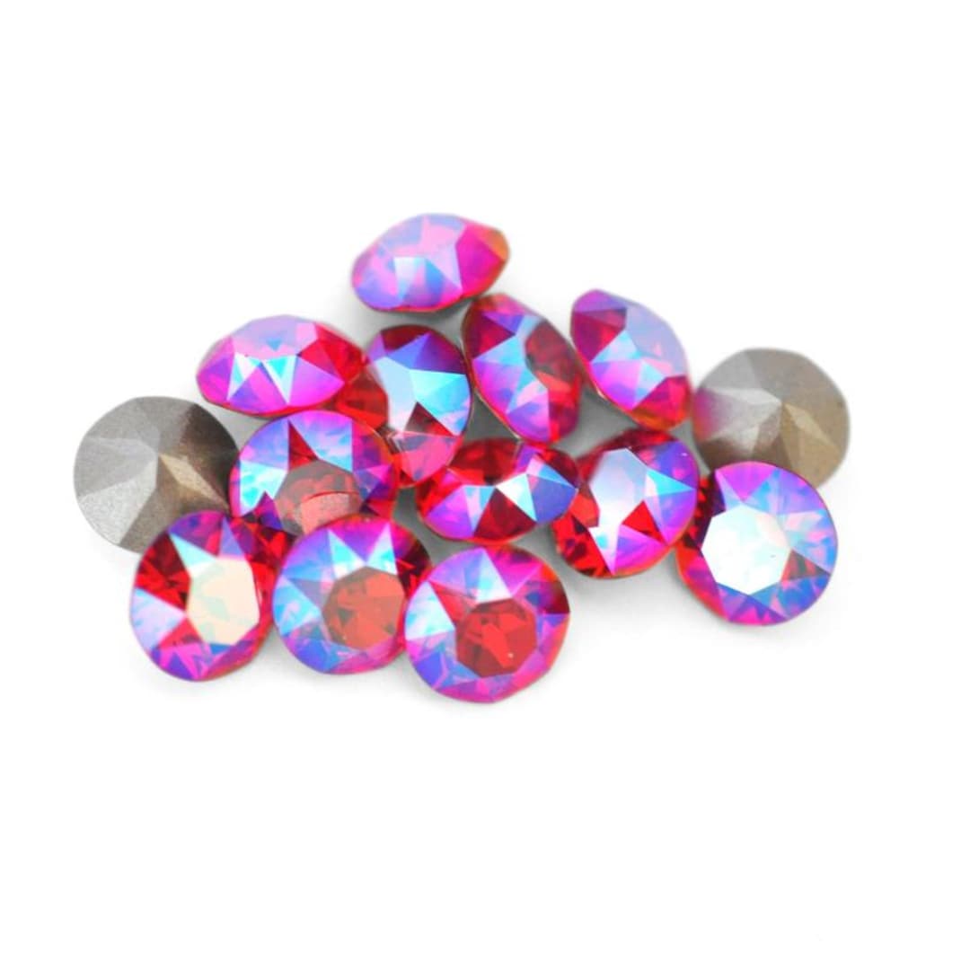 Light Siam Shimmer 39ss 1088 Round Crystals by Swarovski® 8mm