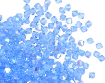 Saphir clair AB 5301, cristaux 4 mm by Swarovski® Beads