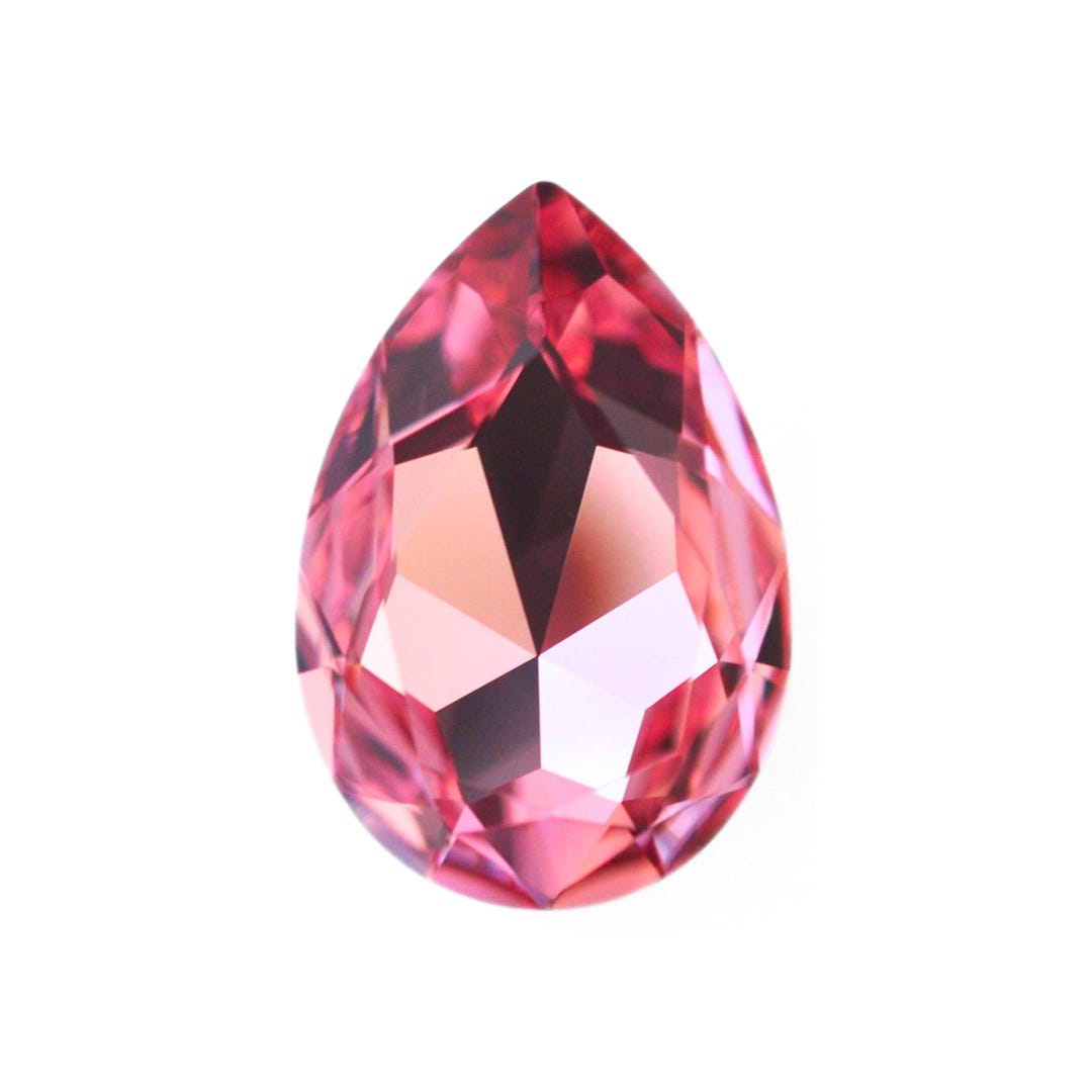 Light Pearstone Light Rose 30x20mm Pear Shape 4327 Crystals by Swarovski® - 1 Piece - Etsy