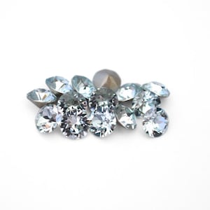 Light Azore 29ss 1088 Round Crystals by Swarovski® 6mm Pointed Back Chatons, Cup Chain