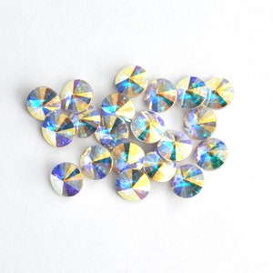 クリスタル AB 39ss 1122 リヴォリ 8 mm バートン クリスタル - 複数のパック サイズをご用意