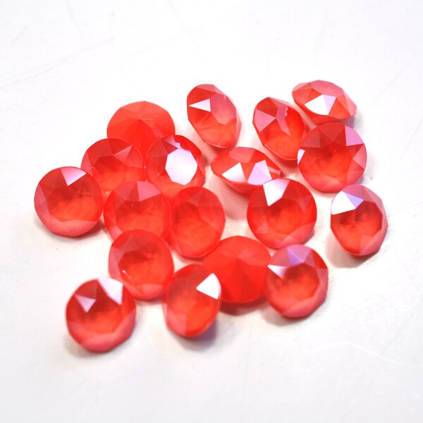 Light Coral 39ss 1088 Chatons 8mm Barton Crystals - Multiple Pack Sizes Available