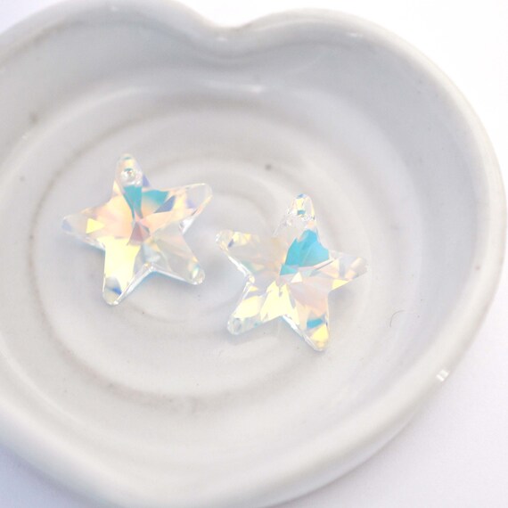 PRIMERO 6715 Star Shape Crystal Pendants – Made In Austria, Many Colors & Sizes Available