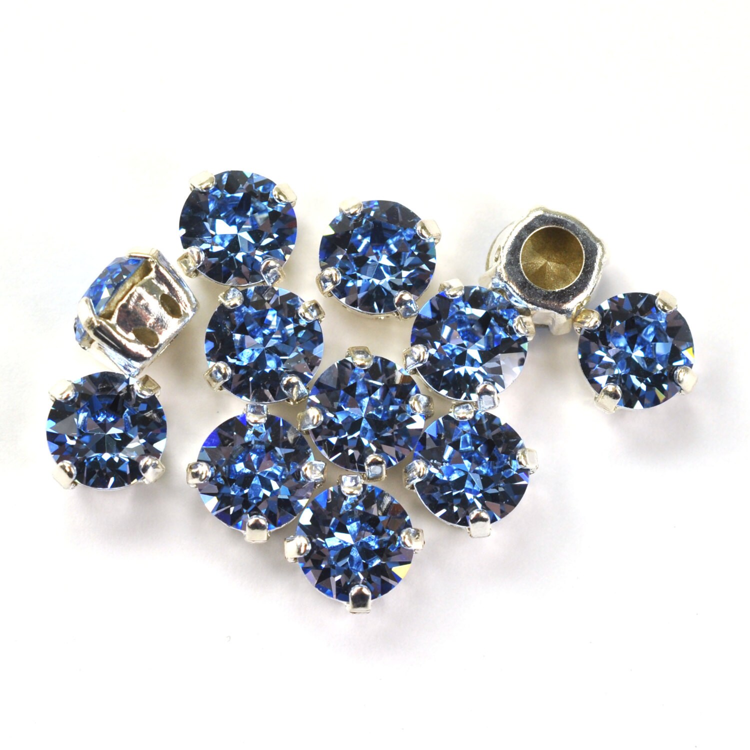 Swarovski 39ss Sew On Crystals 1088 Light Sapphire Xirius 4 | Etsy