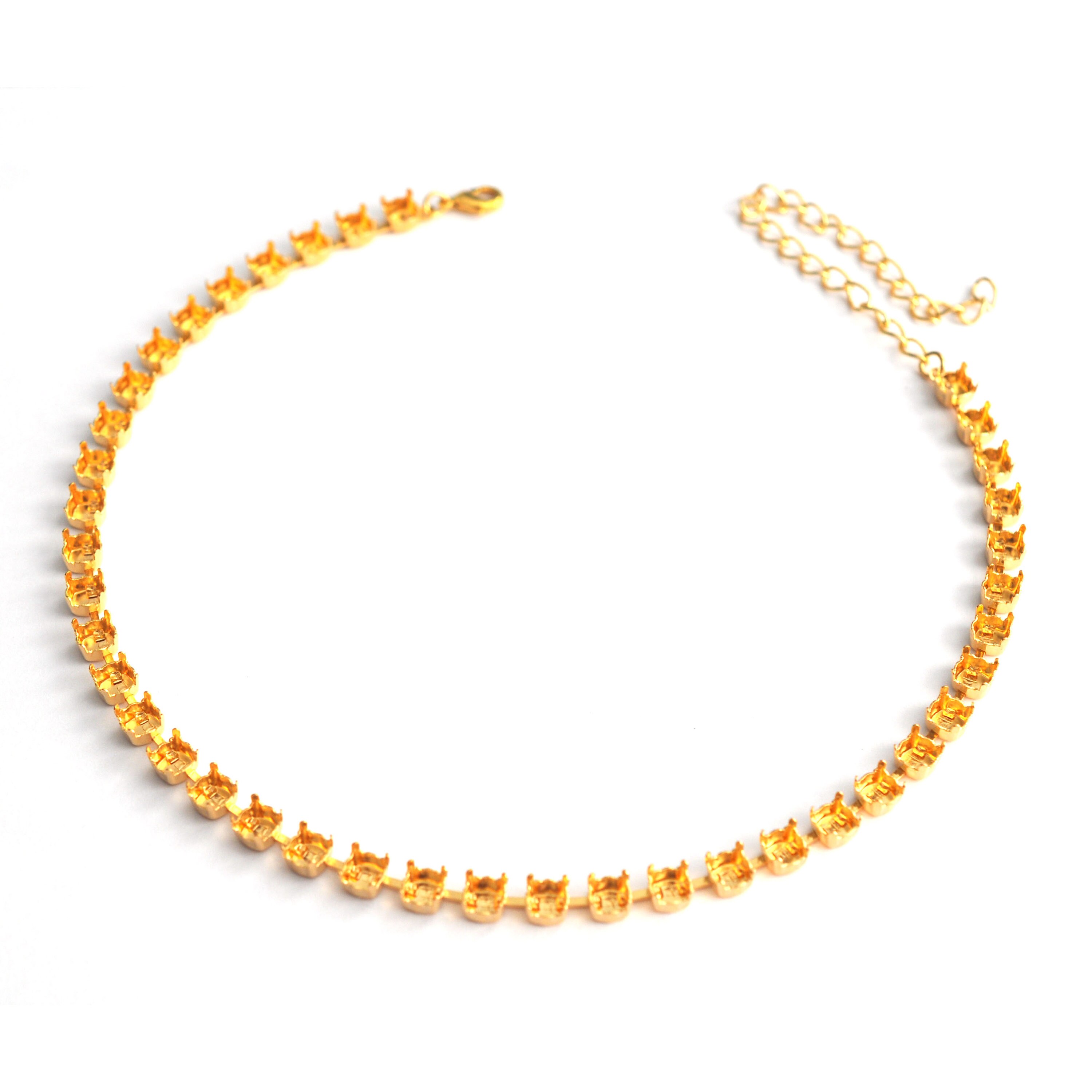 Gold Plated 29ss Empty Cup Chain 6mm 