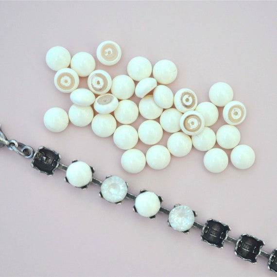 Ivory Pearl 6mm Glass Pearls 5817 Swarovski® Crystal, Fits 6mm Cup