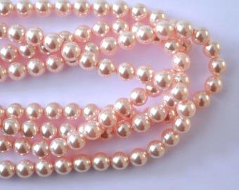 6mm Rosaline Pink Pearl Round Beads 5810 Crystals by Swarovski® - 12 Pieces