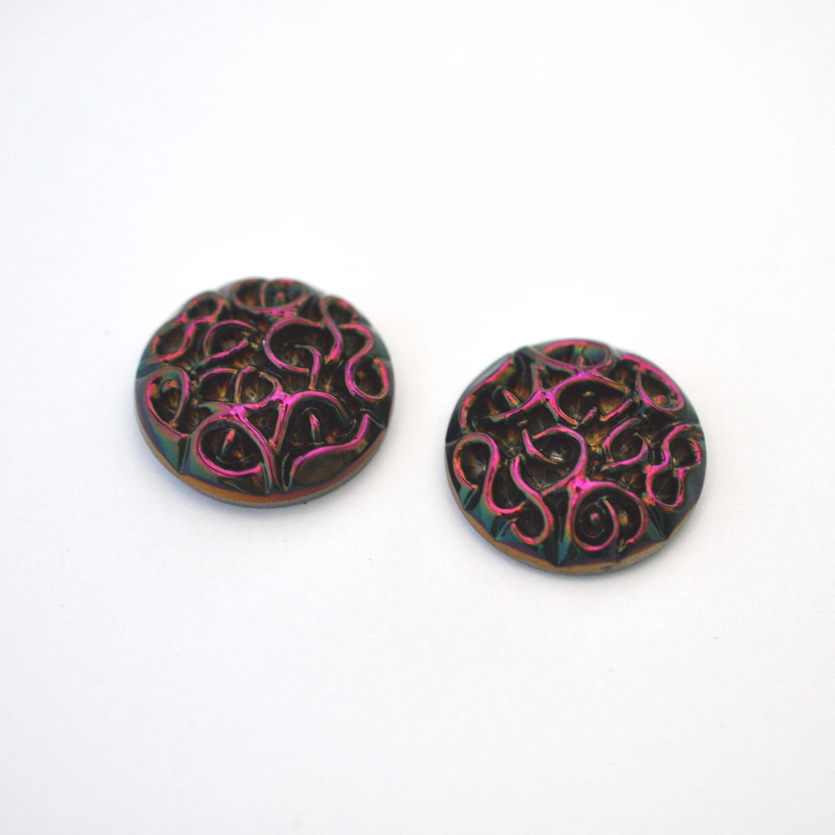 Jet Mahogany 22.5mm Round Slither Style Snake Pattern West