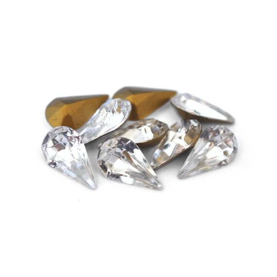 13x7.8 mm ペアシェイプ 4328、4300 個のバートンクリスタル